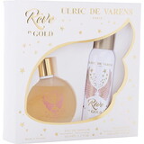 Reve In Gold By Ulric De Varens Eau De Parfum Spray 1.7 Oz & Deodorant Spray 4.2 Oz, Women