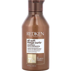 Redken By Redken All Soft Mega Curl Conditioner 10 Oz, Unisex