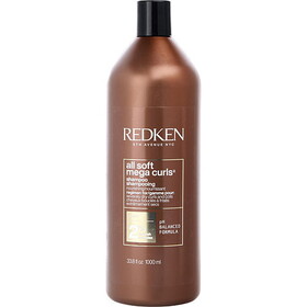 Redken by Redken All Soft Mega Curl Shampoo 33.8 Oz, Unisex