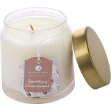Sparkling Champagne by Northern Lights Scented Soy Glass Candle 10 Oz, Unisex