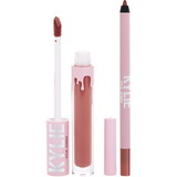 Kylie By Kylie Jenner By Kylie Jenner Matte Lip Kit: Matte Liquid Lipstick 3Ml + Lip Liner 1.1G - # 801 Queen Matte --2Pcs, Women