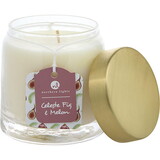 Celeste Fig & Melon by Northern Lights Scented Soy Glass Candle 10 Oz, Unisex