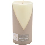 White Currant & Jasmine by Northern Lights One 3X6 Inch Pillar Candle. Burns Approx. 100 Hrs., Unisex