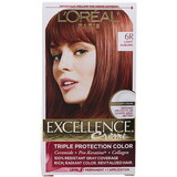 L'Oreal by L'Oreal Excellence Creme Permanent Hair Color - # 6R Light Auburn, Unisex
