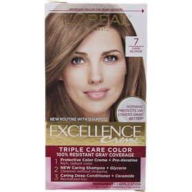 L'Oreal by L'Oreal Excellence Creme Permanent Hair Color - # 7 Dark Blonde, Unisex