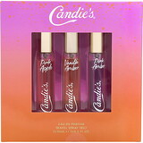 Candies Variety by Candies Travel Spray Trio With Pink Amber & Pink Apple & Vanilla Amber And All Are Eau De Parfum Spray 0.5 Oz, Women