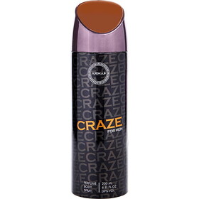 Armaf Craze By Armaf Body Spray 6.8 Oz, Men