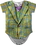 Faux Real F118219 Infant Plaid Suit Romper Costume
