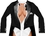 Faux Real F122157 Cleavage Tux Costume