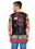 Faux Real F130931 Xmas Biker Sweater w/ Tattoos Costume