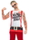 Faux Real F131674 Christmas Tattoos &amp; Suspenders Costume