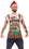 Faux Real F137746 Xmas Stripe Overalls &amp; Tattoos