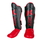 King Professional Shin Guards Color Series, Black/Red - BSGK-RRB