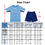TOPTIE Unisex Soccer Jersey, Soccer Uniform football jersey, with Jersey, Shorts and Socks
