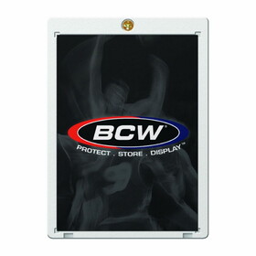 BCW 1-1S-THICK 1-Screw Thick Card Holder - 50 PT.