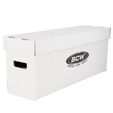 BCW 1-BX-LONG-FOLD Long Comic Storage Box with lids- Folded