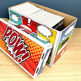 BCW 1-BX-SHORT-ART-POW Short Comic Box - Art - Pow