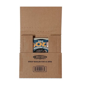 BCW 1-BX-WRAP-45RPM Wrap Mailer for 45 RPM Records