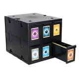 BCW 1-CCAT-BLK 6 Drawer Card Catalog - Black