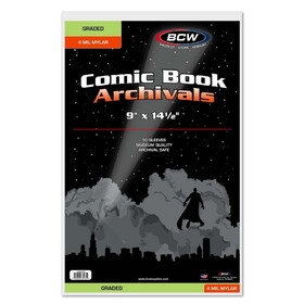 BCW 1-GCSLV-M4 Graded Comic Mylar Sleeve - 4 MIL