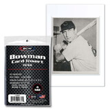 BCW 1-IS-48B 48 Bowman Insert Sleeves