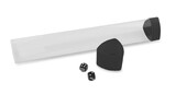 BCW 1-PMT-BLK Playmat Tube with Dice Cap - Black