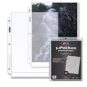 BCW 1-PROPHOTO-20 Pro 8x10 Photo Page (20 CT. Pack)