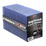 BCW 1-TLCH-100 3x4 Topload Card Holder - Standard (100 CT. Pack)