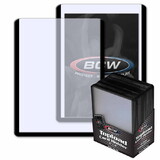 BCW 1-TLCH-BK 3x4 Topload Card Holder - Black Border