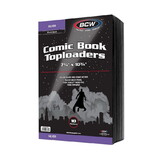 BCW 1-TLCH-SIL-BLK Silver Comic Topload Holder - Black