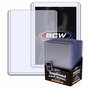 BCW 1-TLCH-TH-1.5MM Thick Card Topload Holder - 59 PT.