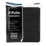 BCW 1-ZF9LX-TLCH-S-BLK Z-Folio 9-Pocket LX Album - Toploaders - Black