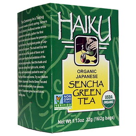 GREAT EASTERN SUN 1025 Organic Haiku Japanese Green (Sencha) Tea 16 tea bags