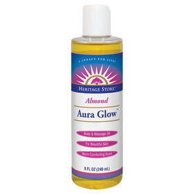Heritage Store Almond Aura Glow Body Oil 8 fl. oz.