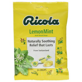 Ricola Lemon-Mint Throat Drops 24 count