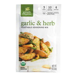 Simply Organic 15732 Garlic & Herb Vegetable Seasoning Mix .71 oz.