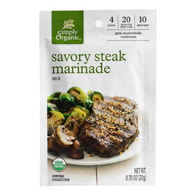 Simply Organic Savory Steak Marinade Mix 0.70 oz.