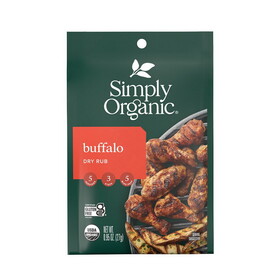Simply Organic Buffalo Dry Rub 0.95 oz.