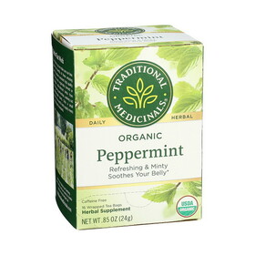 Traditional Medicinals Organic Peppermint Tea 16 tea bags