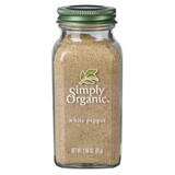 Simply Organic 18041 White Pepper 2.86 oz.