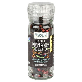 Frontier Co-op Exotic Peppercorn Blend Grinder 1.69 oz.