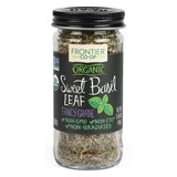Frontier Co-op Sweet Basil Leaf, Cut & Sifted, Organic 0.56 oz.