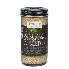 Frontier Co-op Hulled Sesame Seed, Whole, Organic 2.29 oz.