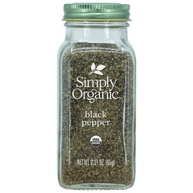 Simply Organic Black Pepper, Medium Grind 2.31 oz.