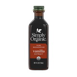 Simply Organic 18532 Pure Vanilla Extract 4 fl. oz.