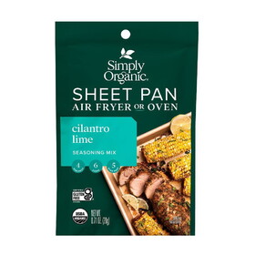 Simply Organic Sheet Pan Seasoning, Cilantro Lime 0.71 oz.
