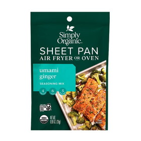Simply Organic Sheet Pan Seasoning, Umami Ginger 0.99 oz.