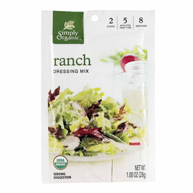 Simply Organic Ranch Salad Dressing Mix 1.00 oz.