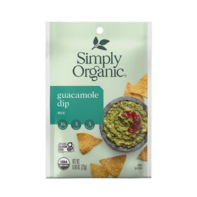 Simply Organic 18842 Guacamole Dip Mix 0.8 oz.