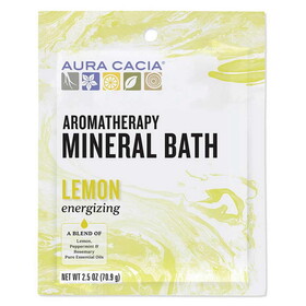 Aura Cacia 188516 Lemon Mineral Bath 2.5 oz.